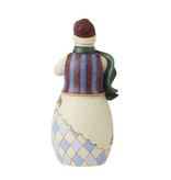 Jim Shore Snowman Holding Nativity Creche - sneeuwman