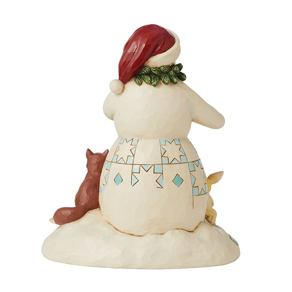 Jim Shore Winter Wonderland Snowman with Animals