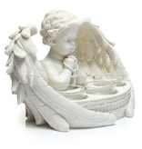 Cherubijn theelichthouder 3-voudig