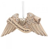 Jim Shore Wedding Angel Wings Hanging Ornament