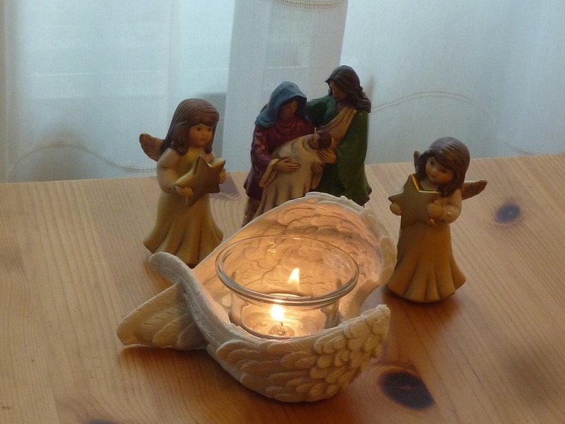 Theelichthouder Engelenvleugels