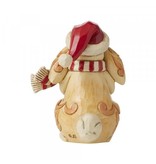 Jim Shore Mini Christmas Bunny - kerstbeeldje