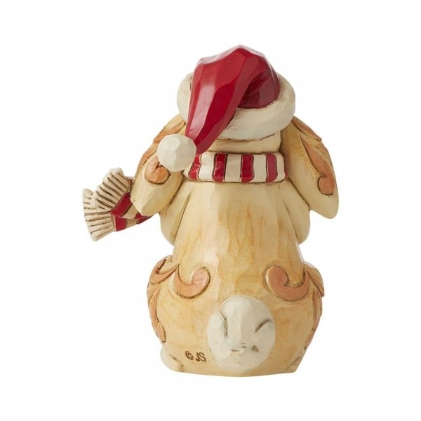 Jim Shore Mini Christmas Bunny - kerstbeeldje