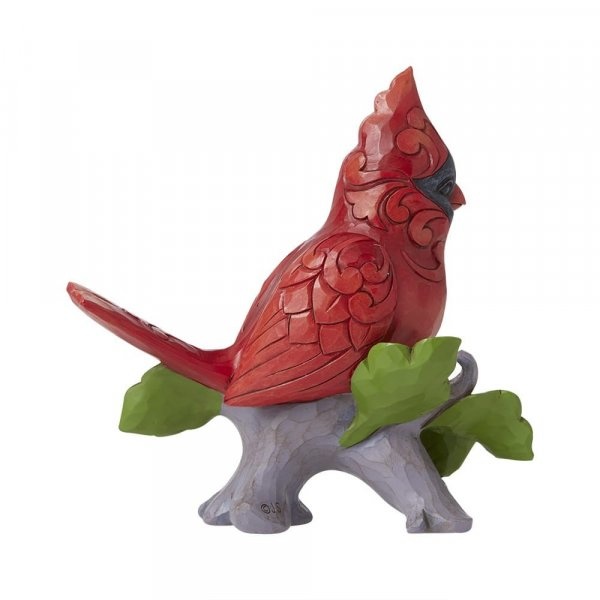 Jim Shore Cardinal on Branch - Kardinaalvogel