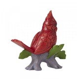 Jim Shore Cardinal on Branch - Kardinaalvogel