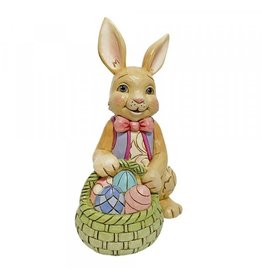 Jim Shore mini Bunny with Easter Basket