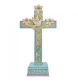 Cross with Lilies and Dove