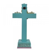 Jim Shore Cross with Lilies and Dove