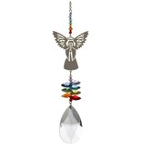 Suncatcher engel met kristal (regenboog)