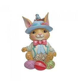 pint sized Bunny Wearing Bonnet