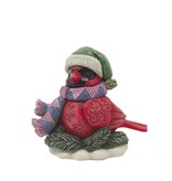 Jim Shore Christmas Cardinal Mini beeldje