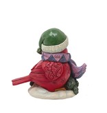 Jim Shore Christmas Cardinal Mini beeldje