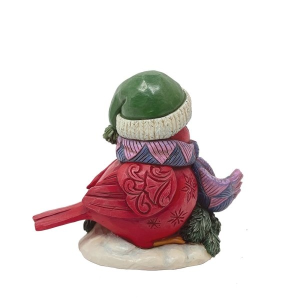 Jim Shore Christmas Cardinal Mini beeldje