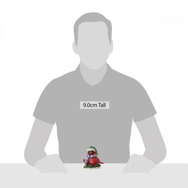 Jim Shore Christmas Cardinal Mini beeldje