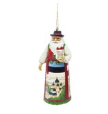 Jim Shore Baltic Santa Hanging Ornament - kersthanger