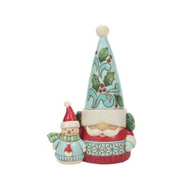 Jim Shore Winter Wonderland Gnome with Snowbuddy