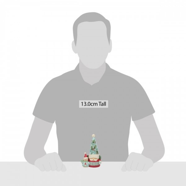 Jim Shore Winter Wonderland Gnome with Snowbuddy