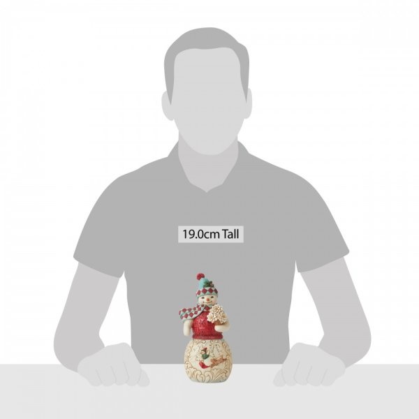 Jim Shore Winter Wonderland Snowman Sledding