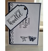 Wenskaart -  een hele dikke knuffel