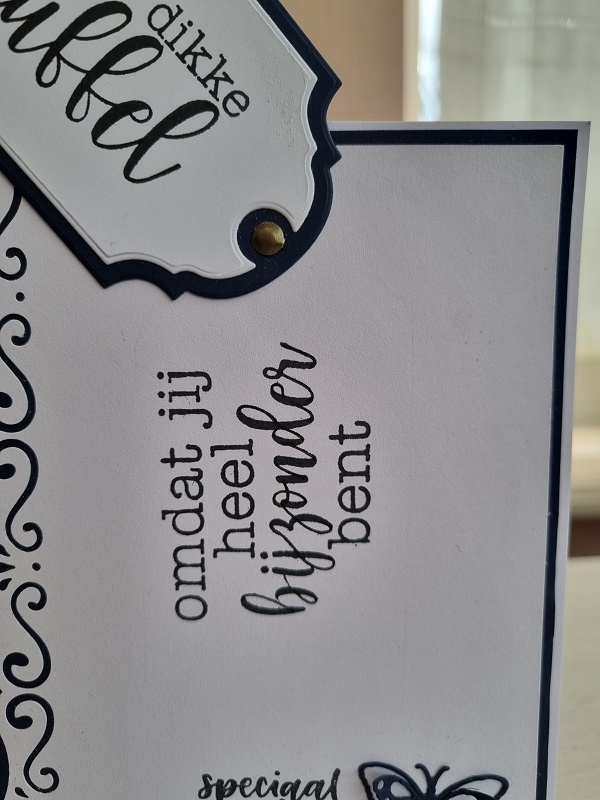 Wenskaart -  een hele dikke knuffel