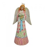 Angel with Easter Lilies and Dove - Paasengel
