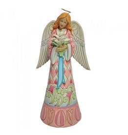Angel with Easter Lilies and Dove