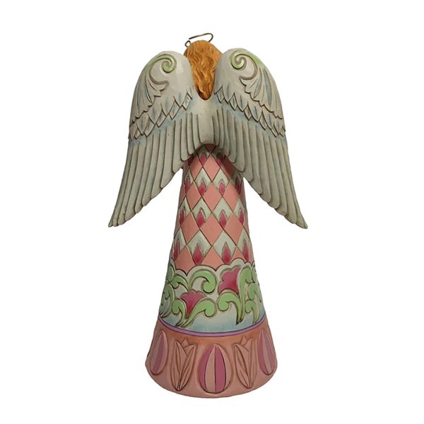 Angel with Easter Lilies and Dove - Paasengel