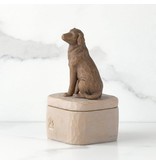 Willow Tree Love my Dog (Dark) Keepsake Box - bewaardoosje
