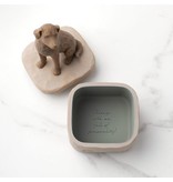 Willow Tree Love my Dog (Dark) Keepsake Box - bewaardoosje