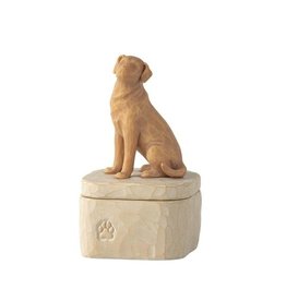 Willow Tree Love my Dog (Golden) Keepsake Box