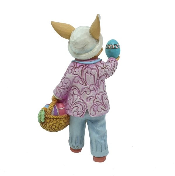 Jim Shore Pint Size Bunny with Egg - Paashaas