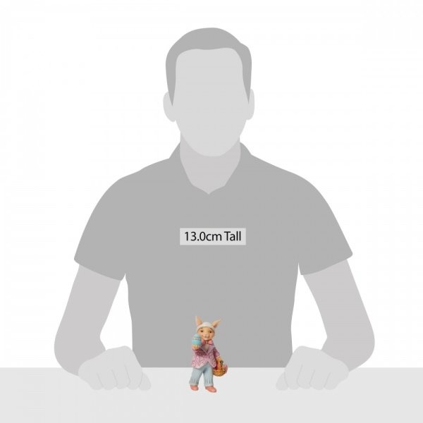 Jim Shore Pint Size Bunny with Egg - Paashaas