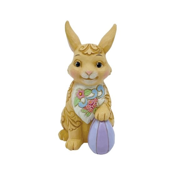 Jim Shore Easter Bunny with Floral Pattern Mini - paashaas