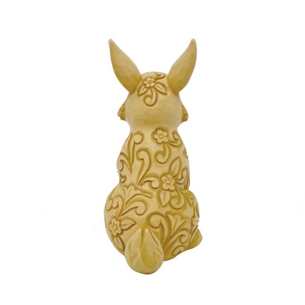 Jim Shore Easter Bunny with Floral Pattern Mini - paashaas