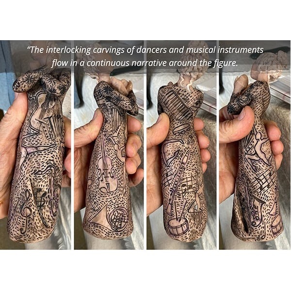 Willow Tree Music speaks (darker hair and skin)