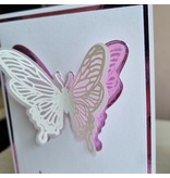 Wenskaart vlinder - butteflies appear when angels are near