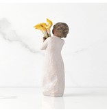 Willow Tree beeldje With Gratitude (darker skin and hair)