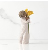 Willow Tree beeldje With Gratitude (darker skin and hair)