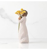 Willow Tree beeldje With Gratitude (darker skin and hair)