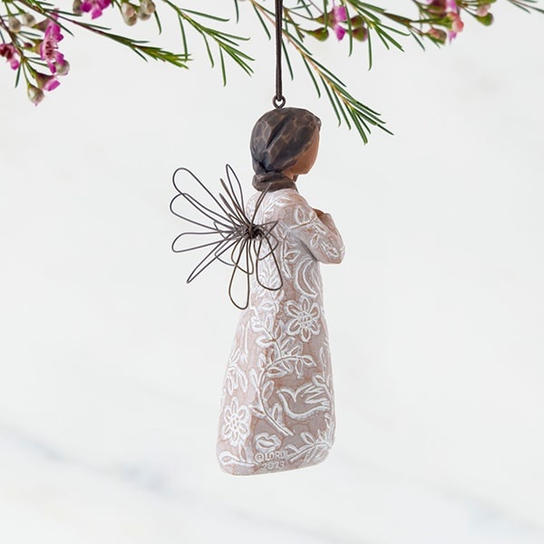 Willow Tree Remembrance kerstboomhanger - darker skin and hair