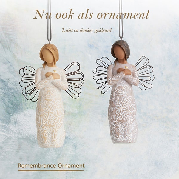 Willow Tree Remembrance kerstboomhanger - darker skin and hair