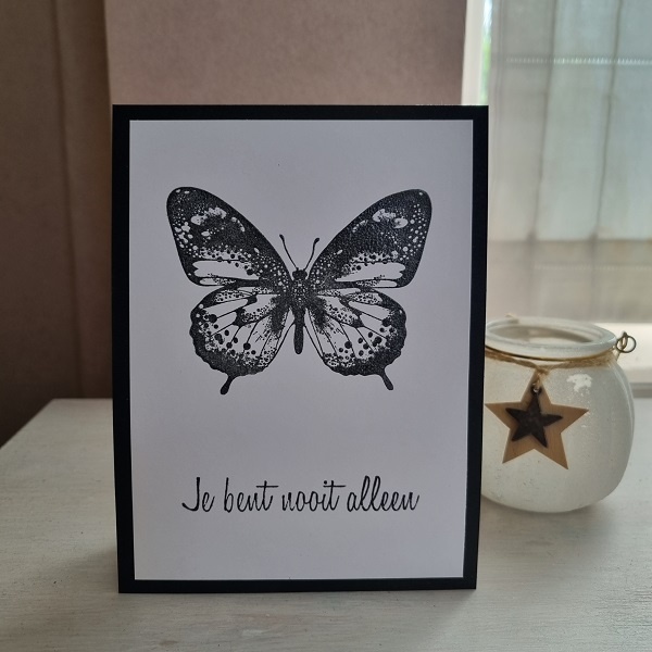 Wenskaart - je bent nooit alleen