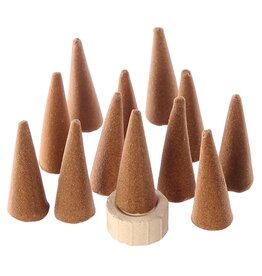 Nag Champa wierookkegeltjes (incl. brandertje)