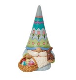 Jim Shore Easter Gnome with Basket of Eggs - Paasbeeldje