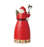 Jim Shore Highland Glen Santa Tree Cane - kerstman