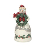 Jim Shore Highland Glen Snowman in Plaid Vest