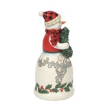 Jim Shore Highland Glen Snowman in Plaid Vest