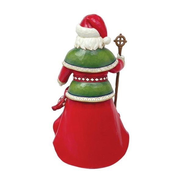 Jim Shore Lapland Santa with Staff - kerstman