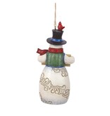 Jim Shore Snowman with Christmas Sign Ornament