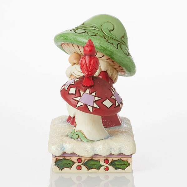 Jim Shore Santa by Mushroom and Bird